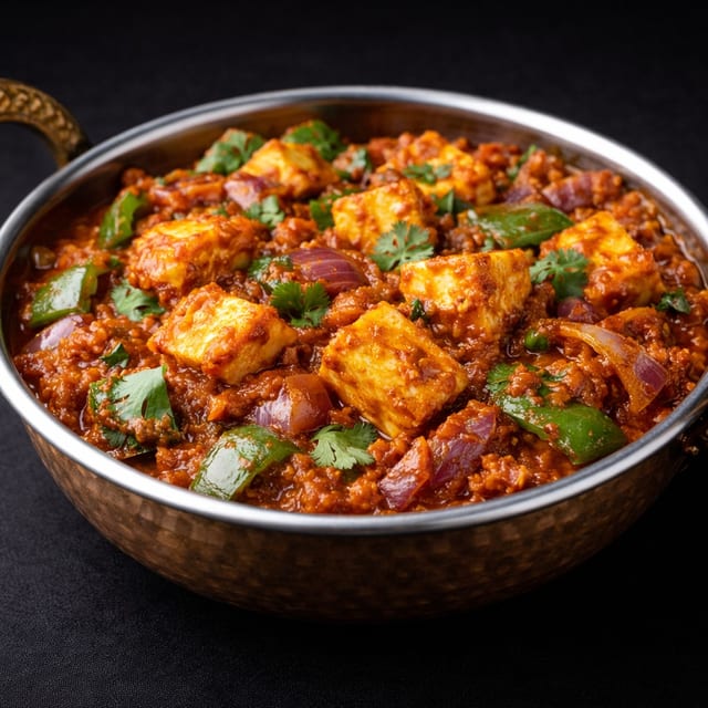 Kadai Paneer Curry.
