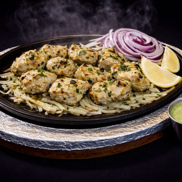 Malai Chicken Sizzlers.