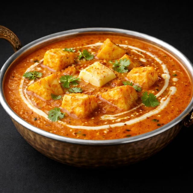 Paneer Butter Masala Curry.