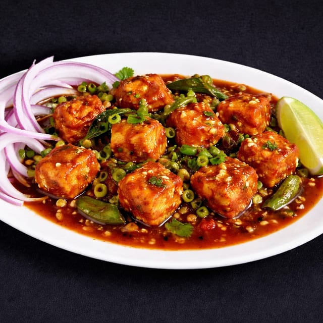 Chilli Paneer.
