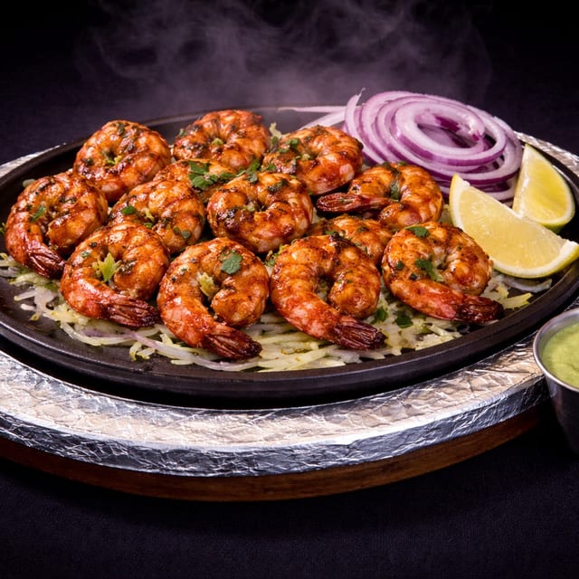 Tandoori Shrimp Sizzlers.