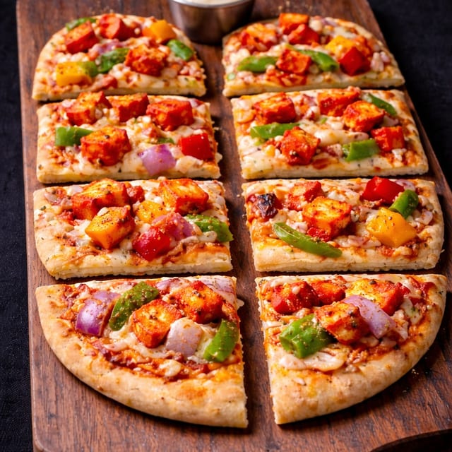 Paneer Tikka Flatbread.