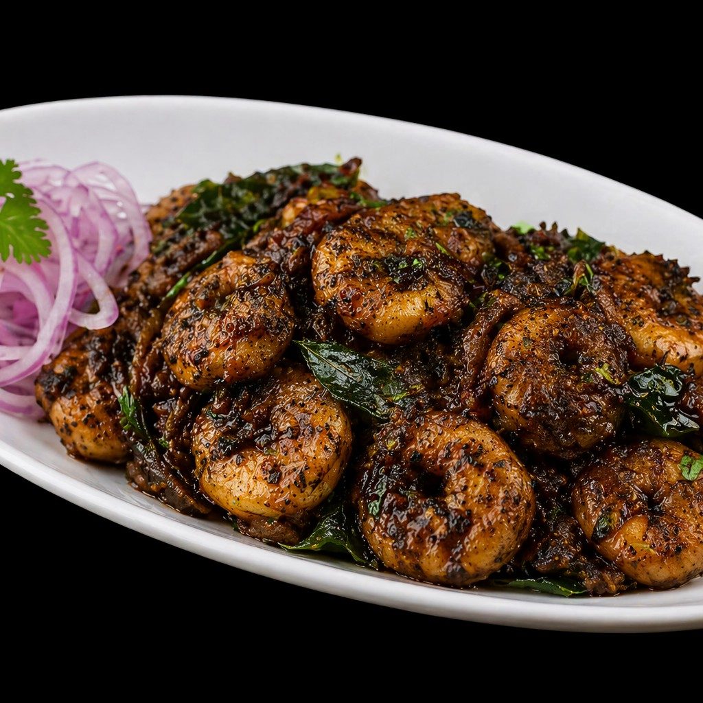 Shrimp Pepper Fry.