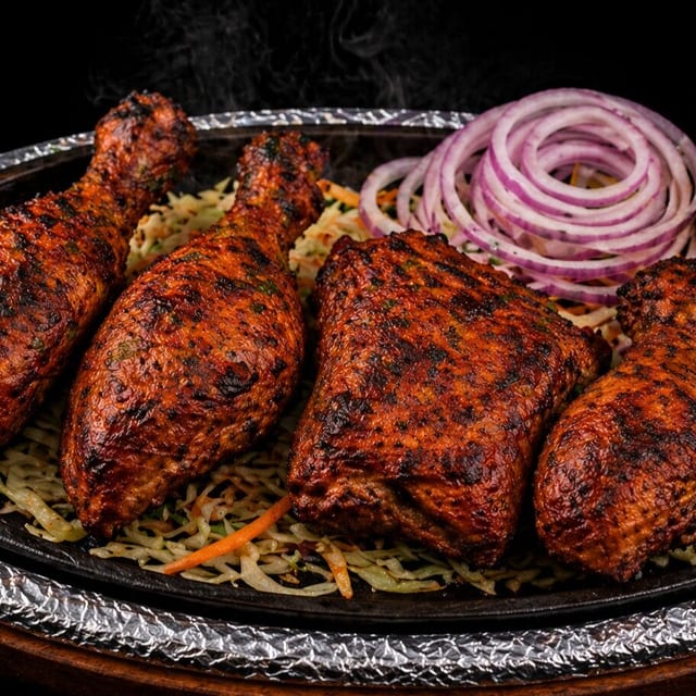 Tandoori Full Chicken Sizzlers.